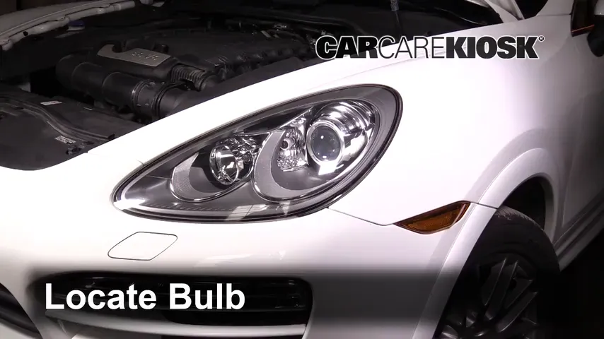 2013 Porsche Cayenne 3.6L V6 Luces Faro delantero (reemplazar foco)